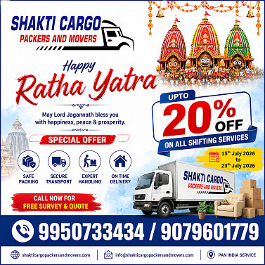 Present shifting offer from Shakti Cargo Packers And Movers